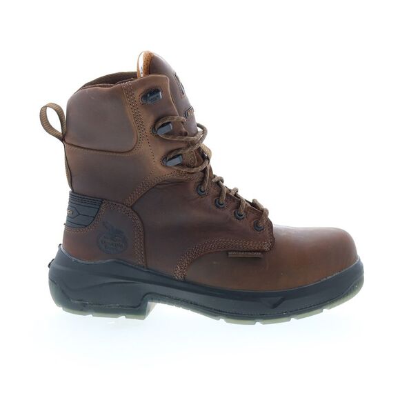 Georgia Boot Mens FLXpoint Ultra Composite Toe Waterproof Brown Boots (NWT)